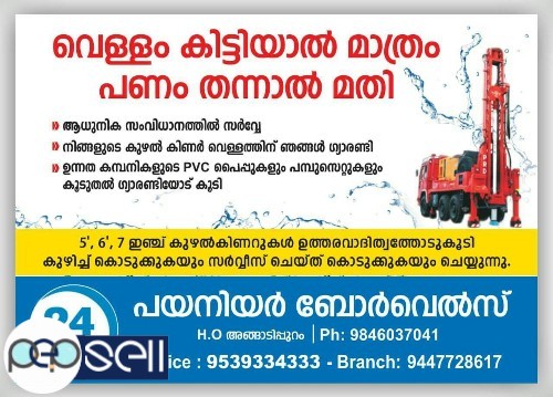 Pioneer-Leading Well Drilling Services in Malappuram Palakkad Tirur Manjeri Angadippuram Kuttippuram Edappal 0 