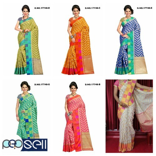Silk by cotton saree - Kerala Kochi Ernakulam 0 