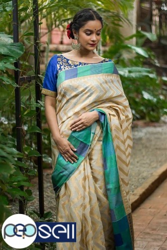 Silk by cotton saree - Kerala Kochi Ernakulam 1 