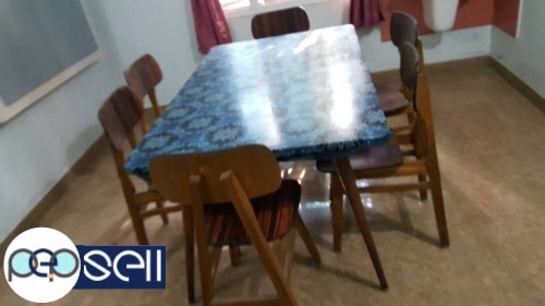 Used Teakwood Dinning table and chairs for sale in Palakkad 0 