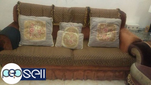 Sofa set of 3 seater sofas×3. Qr600 for sale 1 