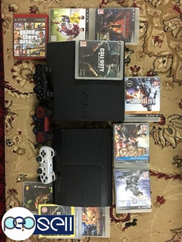 2 pcs of PS3 used for sale 1 