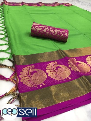 Silk cotton saree available in Kochi 4 