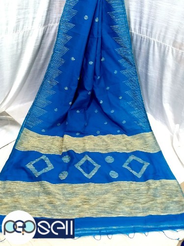 Handloom nimki jamdani  saree with blouse piece for sale in Ernakulam 2 