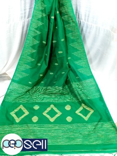 Handloom nimki jamdani  saree with blouse piece for sale in Ernakulam 3 