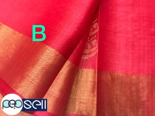 Pure tussar silk saree all over full booti jala for sale in Kochi 4 