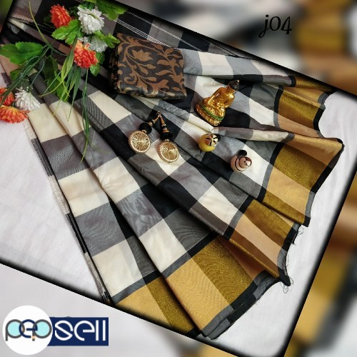 Superior quality Arani Pattu - Art Silk Sarees/Running blouse - Kerala Kochi Ernakulam 3 