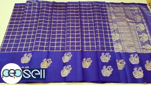 75% pure silk and 25% cotton kanjivaram silk handloom sarees  - Kerala Kochi Ernakulam 2 