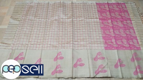 75% pure silk and 25% cotton kanjivaram silk handloom sarees  - Kerala Kochi Ernakulam 5 