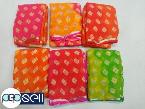 Royal Chiffon Saree Rate - Fabric - Chiffon With Blouse & Beautiful border Kerala Kochi Ernakulam 2 