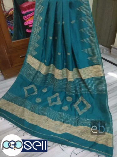 HANDLOOM SAREE   Full Body Work with Trending new designs with Gheecha thread - Kerala Kochi Ernakulam 4 
