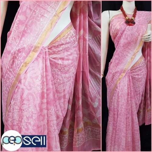  Pure Kota Silk sarees  in fine quality of *batik double dye   With blouse - Kerala Kochi Ernakulam 0 