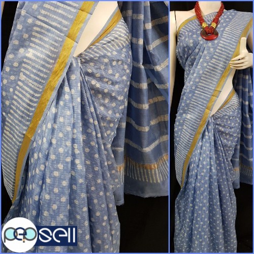  Pure Kota Silk sarees  in fine quality of *batik double dye   With blouse - Kerala Kochi Ernakulam 4 