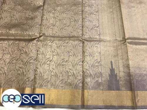 Pure tussar silk full jari jala saree - Kerala Kochi Ernakulam 0 