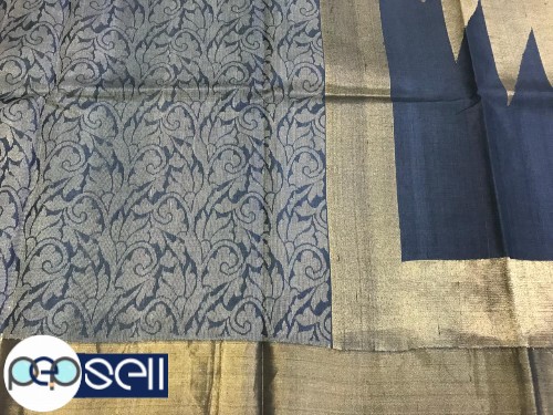 Pure tussar silk full jari jala saree - Kerala Kochi Ernakulam 5 