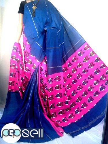 Pure khadi Khesh saree mix match with blouse - Kerala Kochi Ernakulam 1 