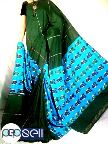 Pure khadi Khesh saree mix match with blouse - Kerala Kochi Ernakulam 3 