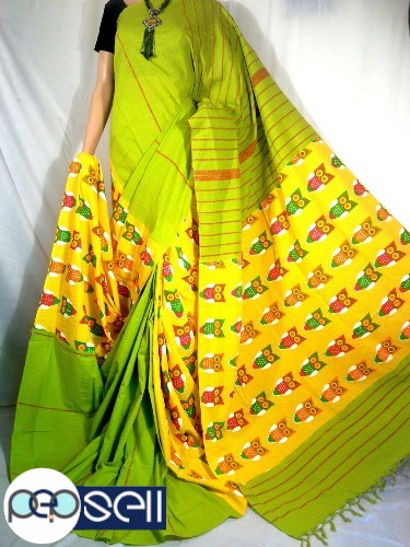 Pure khadi Khesh saree mix match with blouse - Kerala Kochi Ernakulam 4 