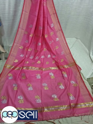 Silk and mursidise cotton saree  - Kerala Kochi Ernakulam 1 