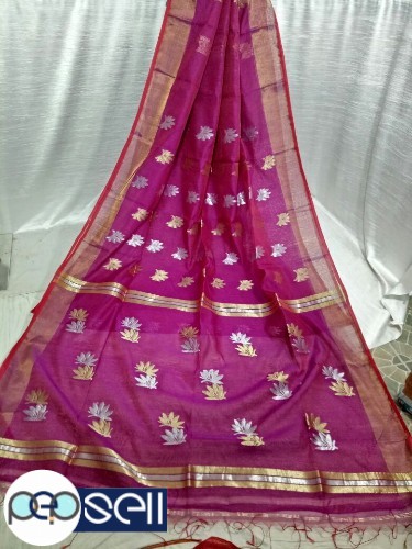 Silk and mursidise cotton saree  - Kerala Kochi Ernakulam 3 