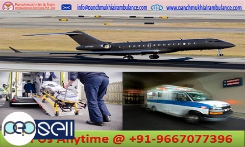 Affordable Charge Air Ambulance Service in Varanasi with MD Doctors 0 