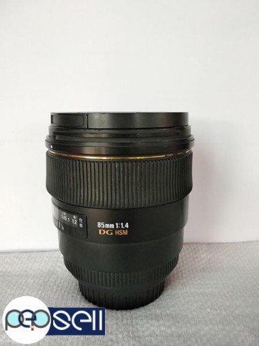 Sigma 85mm 1:1.4 DG HSM Canon Mont 2 Years old 0 