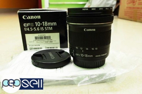 Canon EF-S 10-18mm f/4.5-5.6 IS STM - Ultra Wide - Like New 0 