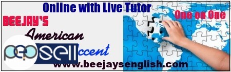Beejays Online Skype American Accent Training with Live Tutor  1 