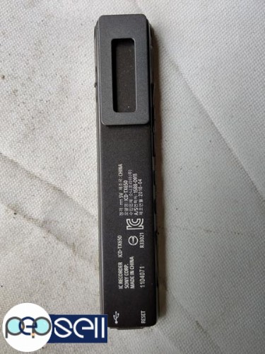 Sony voice recorder ICD-TX650 used 2 times only for sale 0 