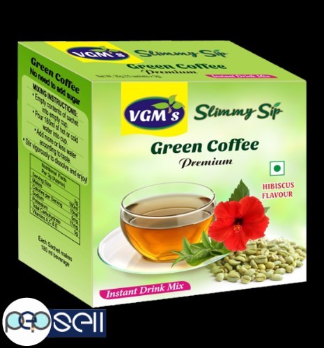 Buy Green Coffee, Green Tea with Lemon, Mint, Hibiscus Flavour : VGM 0 