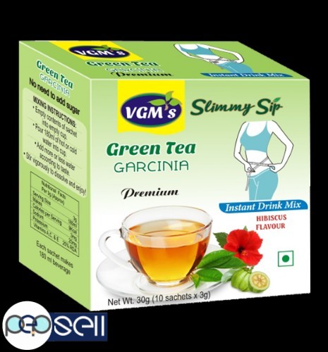 Buy Green Coffee, Green Tea with Lemon, Mint, Hibiscus Flavour : VGM 3 