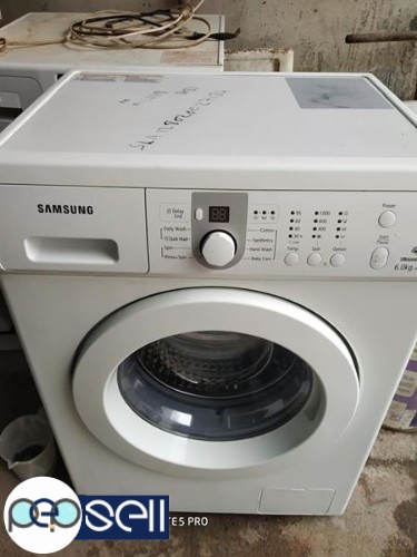 Samsung 6kg diamond drum front load fully automatic washing machine 0 