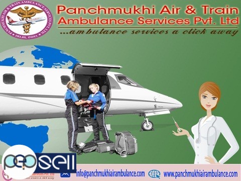 Reasonable charge medical service by Panchmukhi Air Ambulance Service in Jamshedpur 0 