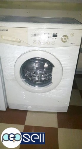 Samsung front load washing machine full automatic. Lg double door 240litre 5star fridge. 0 