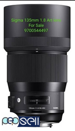 Sigma 135mm 1.8 Art lensfor sale 0 