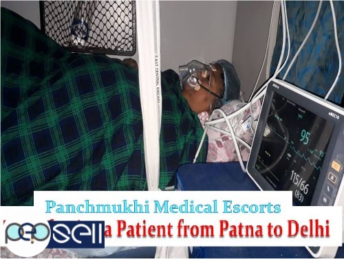 Panchmukhi Train Ambulance from Patna with Medical Team 0 