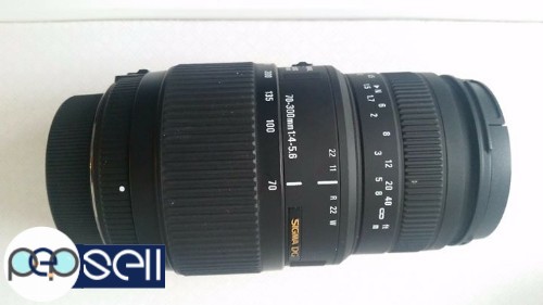 Sigma 70-300mm F/4-5.6 DG Macro Telephoto Zoom Lens for Canon DSLR Camera 0 