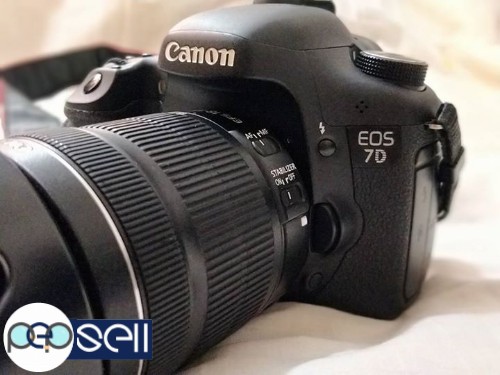 Canon 7d with 18-135mm n 50mm lens for sale 0 