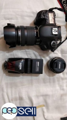 Canon 7d with 18-135mm n 50mm lens for sale 3 