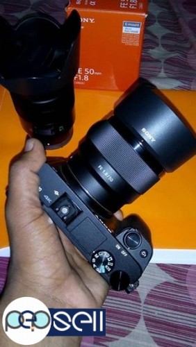 Sony a6300 camera & E mount lense 18-105 f4, 50mm f1.8 2 