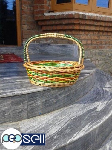 Cane and bamboo basket for sale 0 