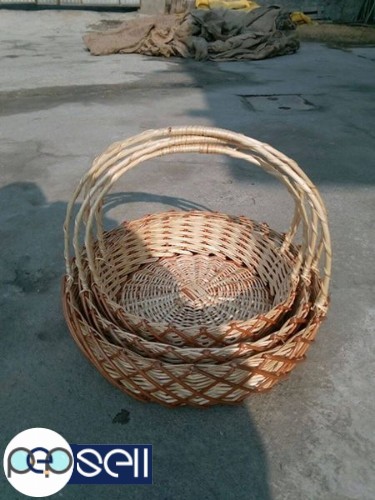 Cane and bamboo basket for sale 1 