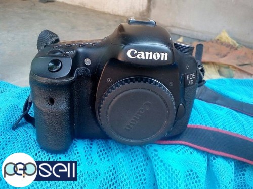 Canon 7d body only ..3years old.good condition 2 