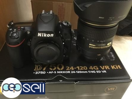 Seal nikon d750 body camera and lens 24-120mm 1 