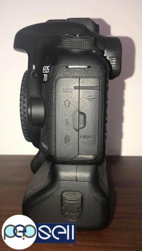 Canon 7D Mark II body with grip, extra battery and 64gb CF card 2 