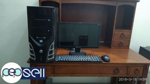 Desktop computer with 4 GB Ram 500 GB Hard disk for sale 0 