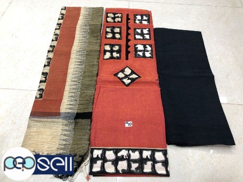 Pure handloom cotton churidar materials for sale in Kochi 5 