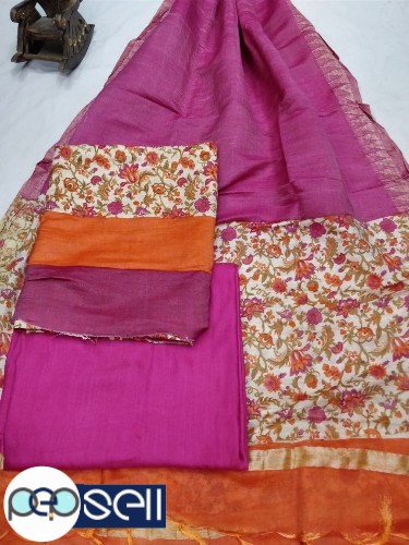 Katan cotton silk suits churidar materials free shipping for sale in Kochi 1 