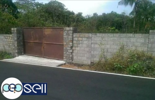 Thrissur 50 cent commercial plot at Velur wide road frontage 3 