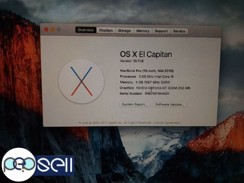Apple macbook pro core i5 5 